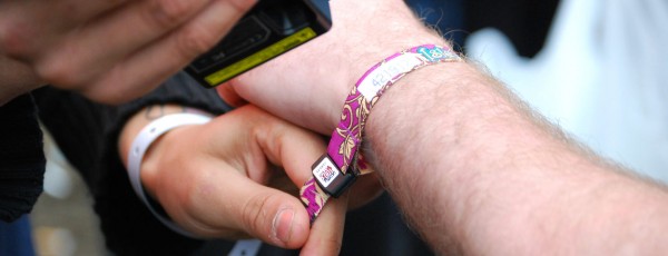 Our system and equipment can scan barcodes on wristbands as well as RFID and NFC chips
